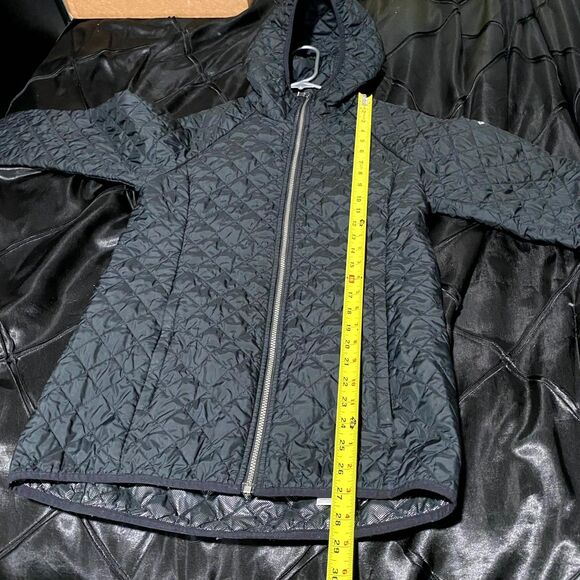 Columbia Puffer Jacket Women's S Black Quilted Full-Zip Insulated Hooded Winter - Picture 4 of 9